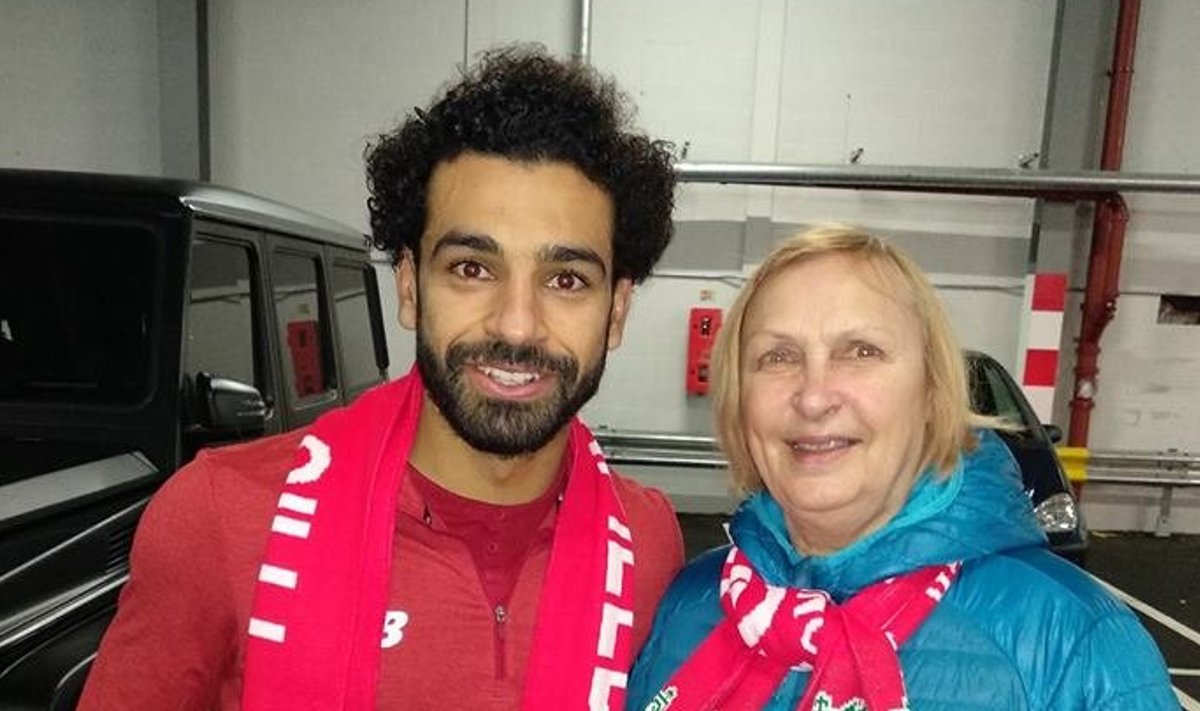 Liverpooli ründaja Mohamed Salah ja Luule Komissarov