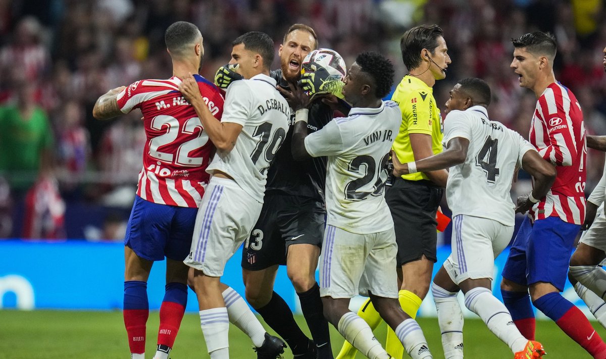 Eile õhtul toimunud Madridi derbi ei jätnud kedagi külmaks.