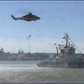 VEEMÖLL MEREPÄEVADEL: Vaata, kuidas helikopterilt laevale laskuti