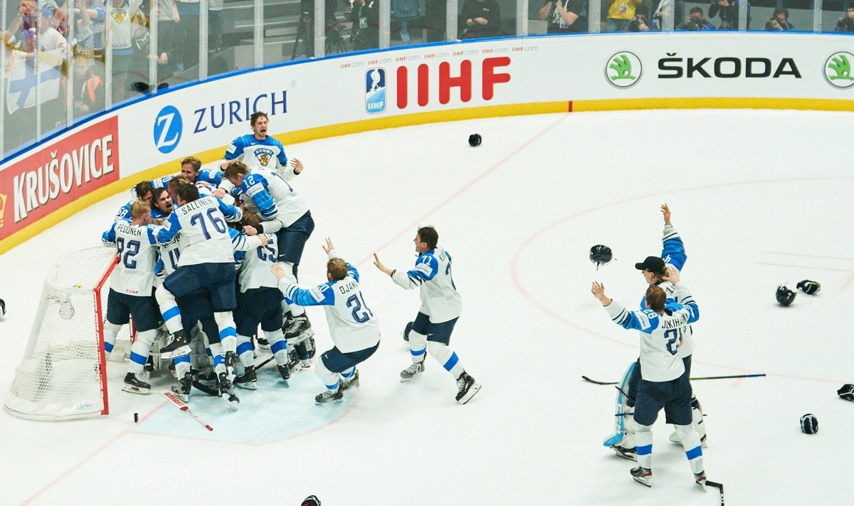 Soome jäähokikoondis tuli maailmameistriks.
