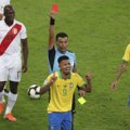 Brasiilia jalgpallikoondise ründetäht sai Copa America finaalis laamendamise eest võistluskeelu