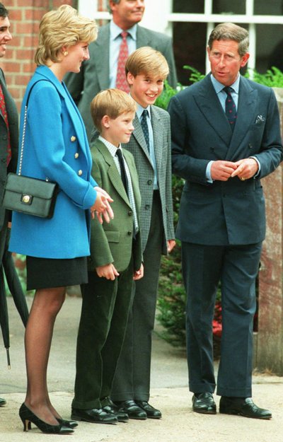 Diana, Harry, William ning Charles aastal 1995