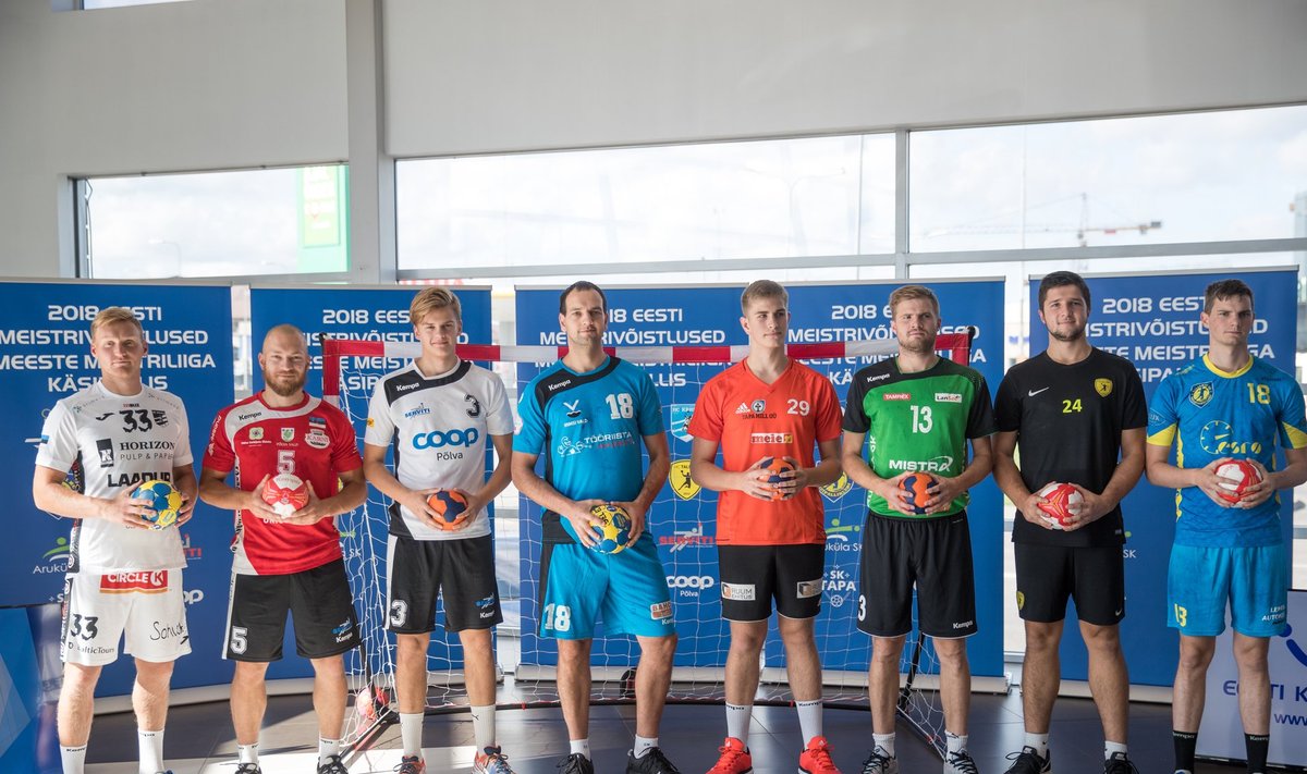 Eesti kõrgliigas osalevad käsipalliklubid.