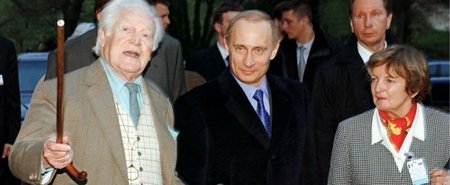 Kirjanik Maurice Druon ja Vladimir Putin Prantsusmaal