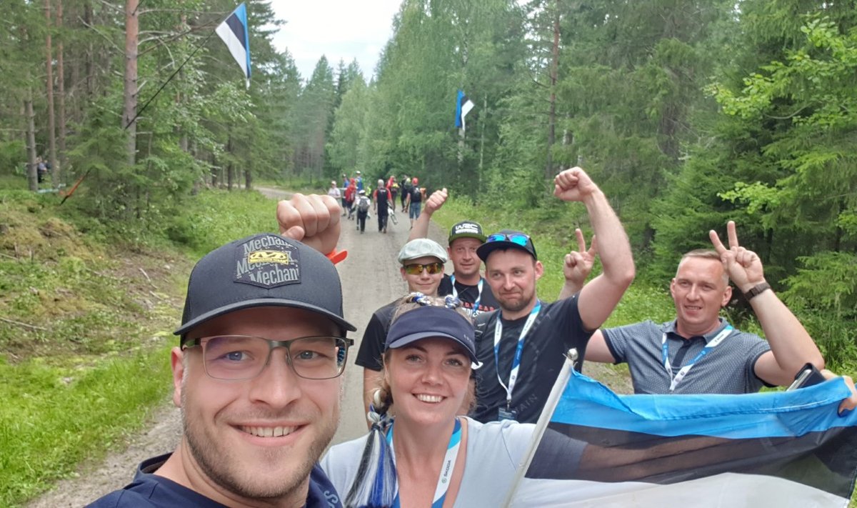 Eesti fännid Soome rallil