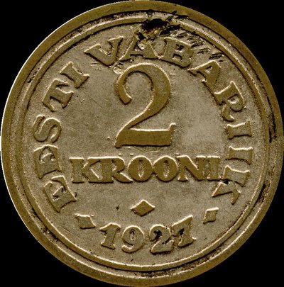 Peale sentide olid käibel ka 1- ja 2-kroonised mündid.