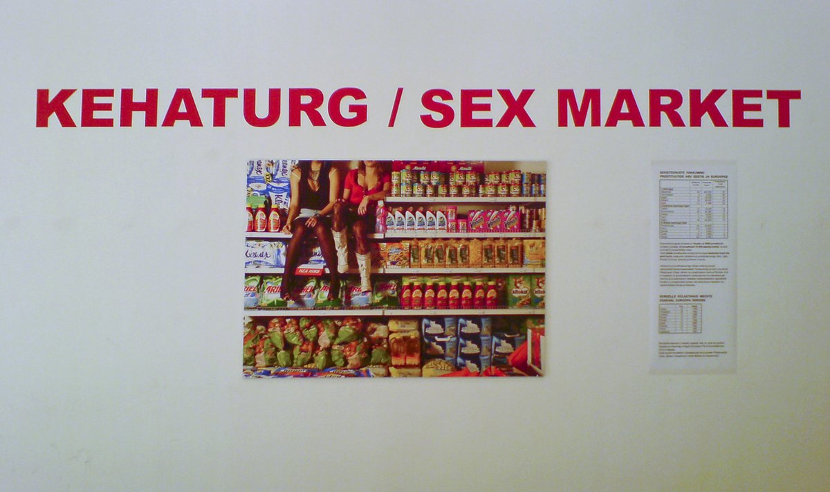 Prostitutsiooniteemaline näitus "Kehaturg" Tallinna Kunstihoones