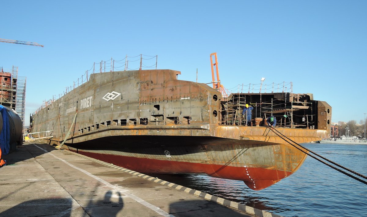 Parvlaeva "Piret" vettelaskmine Poolas