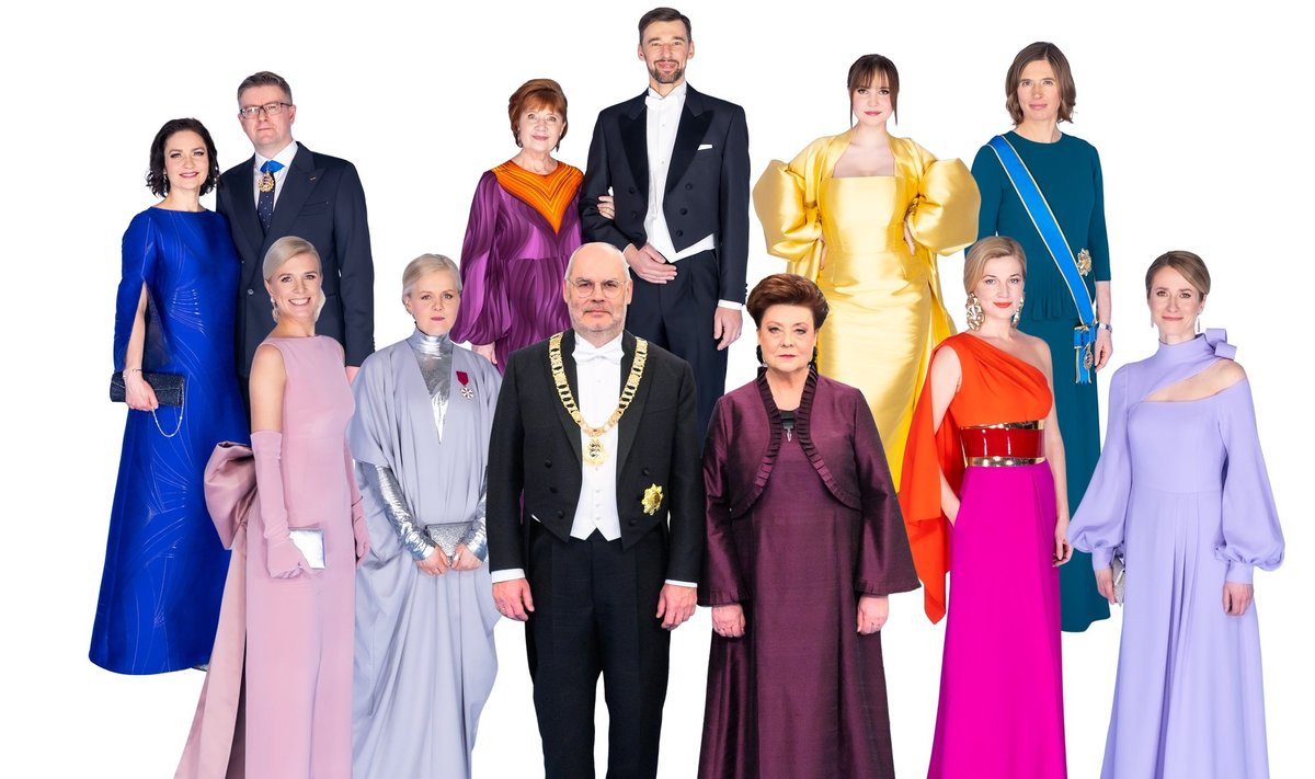 PRESIDENDIPAAR Alar ja Sirje Karis ning nende säravad külalised.