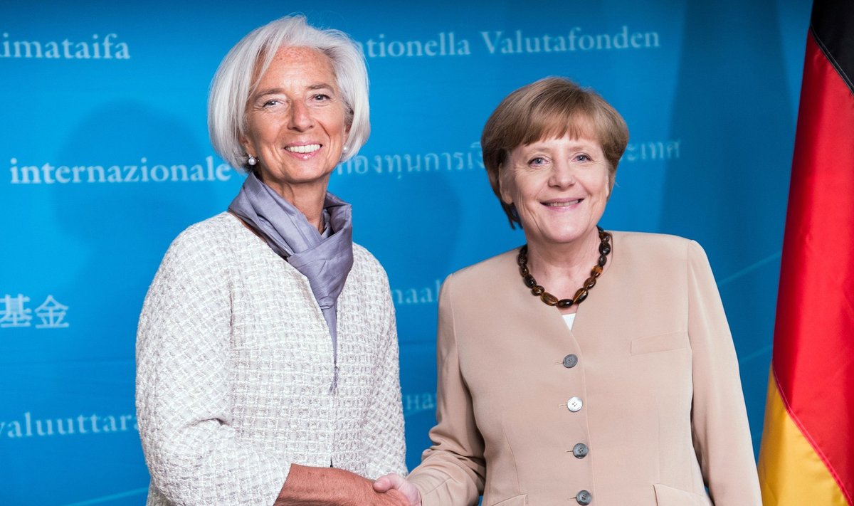 Christine Lagarde, Angela Merkel