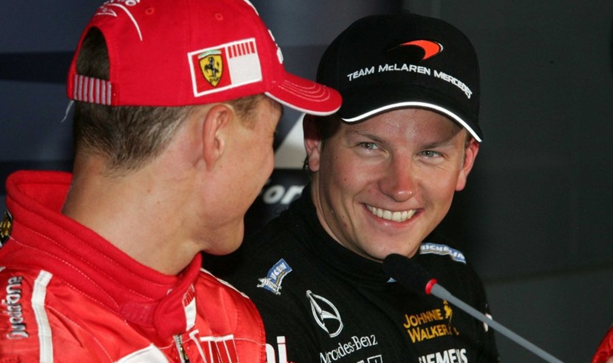 Schumacher ja Räikkönen