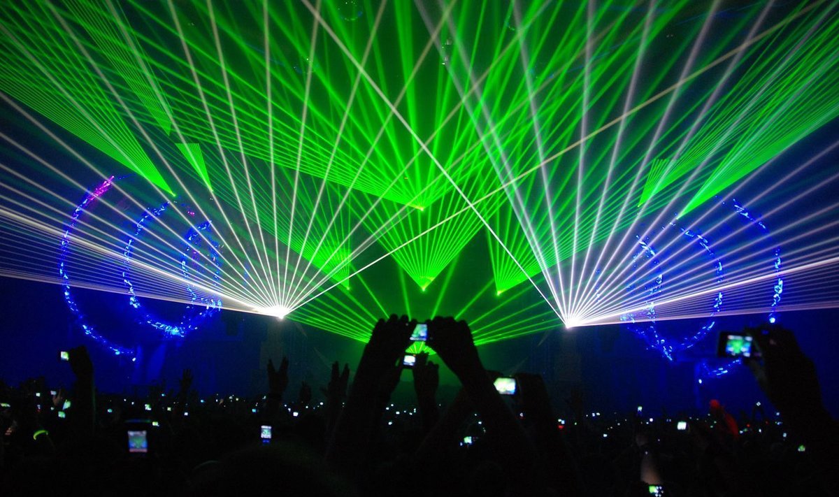 Valgusfestivali lasershow