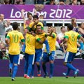 Brasiila jalgpallikoondis tuli veerandfinaalis kahel korral välja kaotusseisust