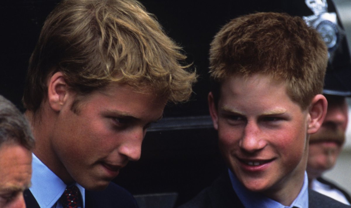 Printsid William ja Harry 2001. aastal. Samal aastal kaotas noorem prints oma süütuse.