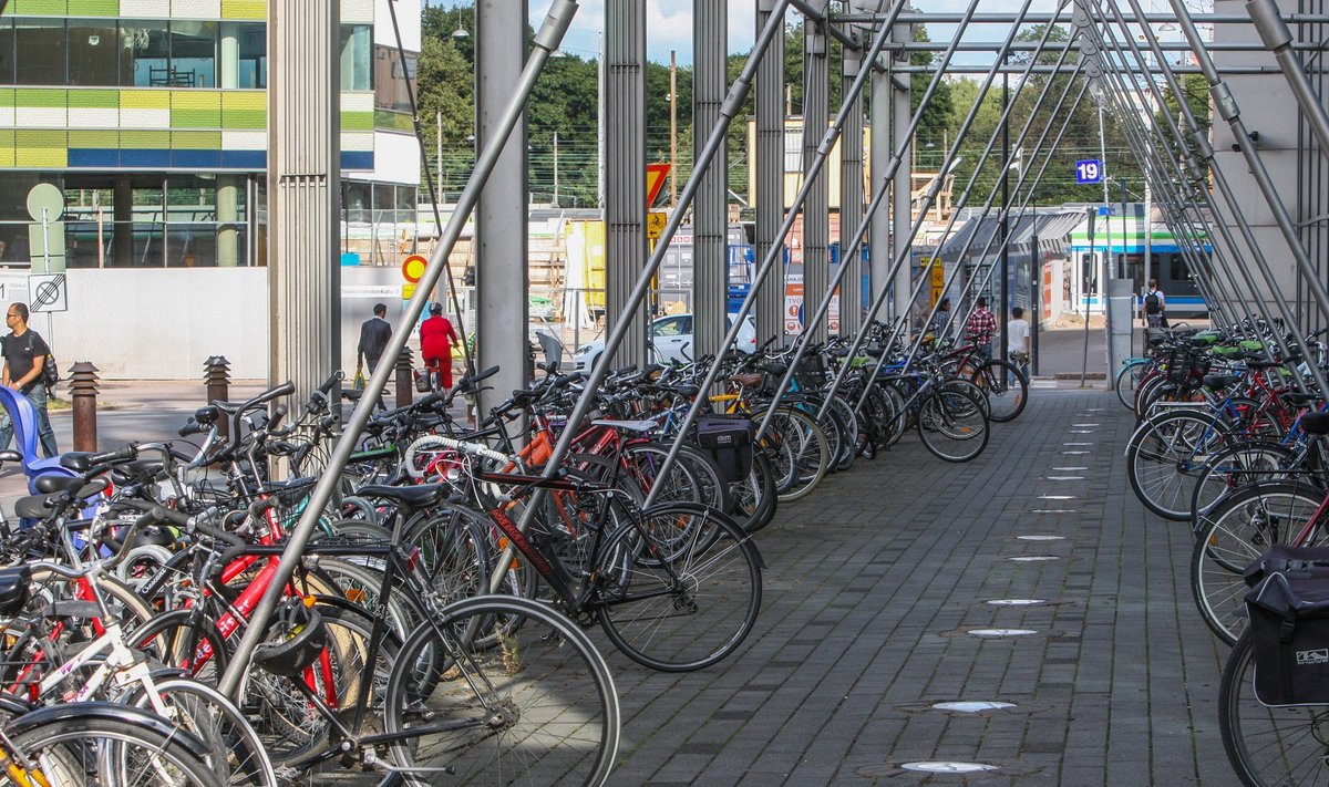 Helsingis tehakse juba u 20% sõitusid jalgrattaga.