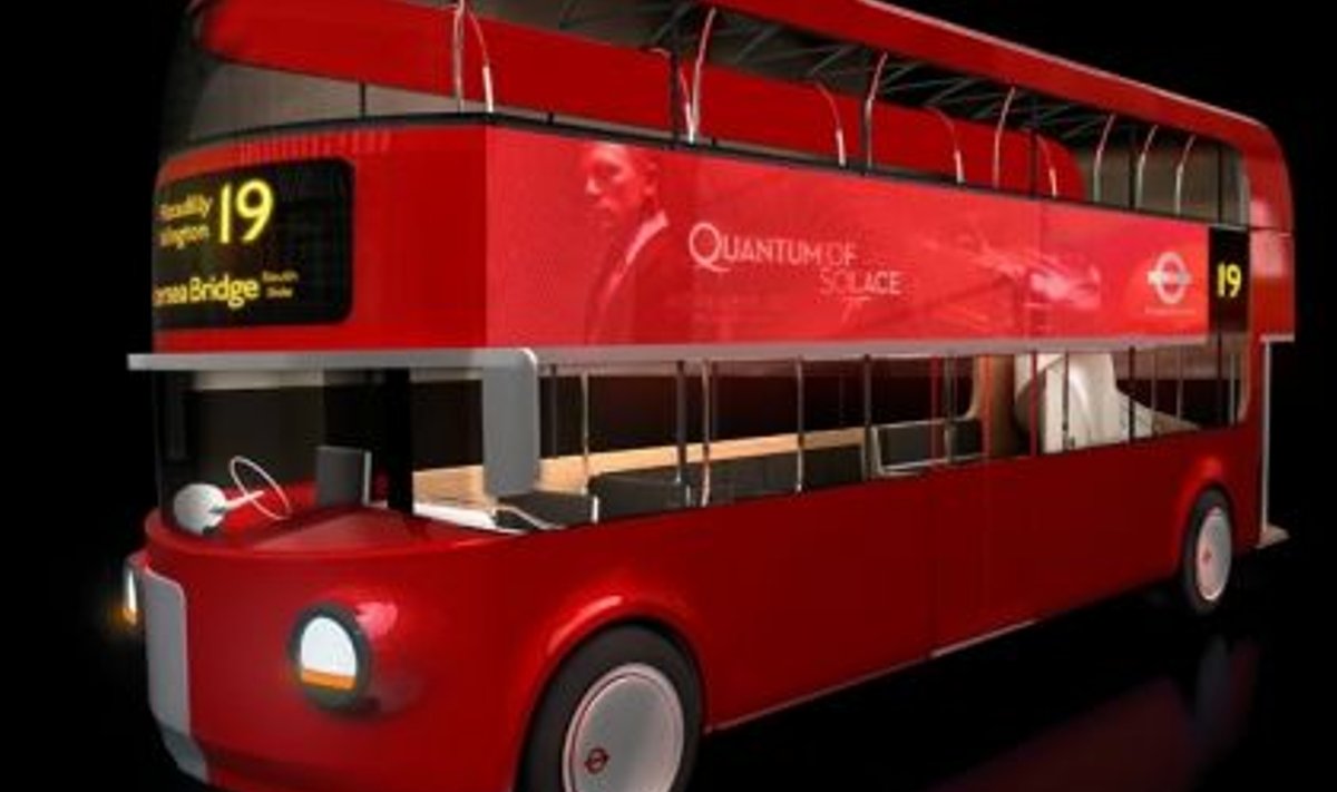21. sajandi Londoni buss Aston Martini nägemuses