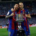 VIDEO: Iniesta ja Messi võitsid Barcelona mängijatena 30. trofee