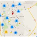ÜLEVAADE: Politsei liiklustalgute interaktiivse kaardi hetkeseis Rakveres, Jõhvis, Kohtla-Järvel ja Kadrinas