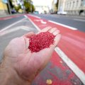 Более миллиона евро на ветер? Красная краска на велодорожках в Таллинне не выдержала зимы