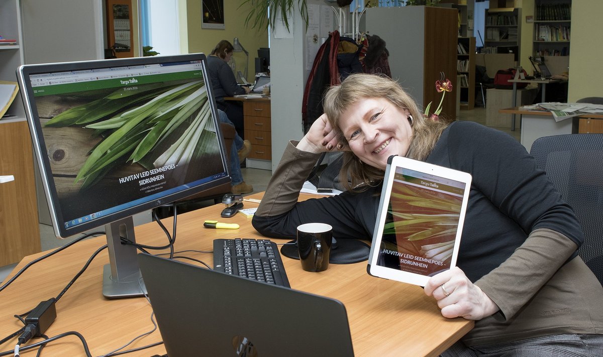 Loo autor Mari Kartau oli meie esimene digilehe toimetaja, kes pidi hoolitsema, et veebiväljaanne oleks vahel huvitavamgi kui paberleht.