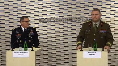 VAATA UUESTI: Kindral Curtis Scaparrotti ja kindral Riho Terrase ühine pressikonverents
