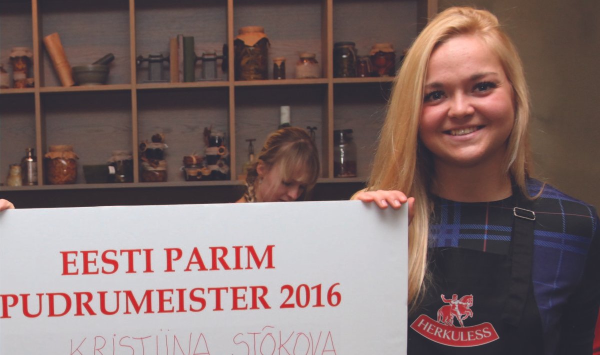 Eesti Parim Pudrumeister 2016 Kristiina Štõkova.