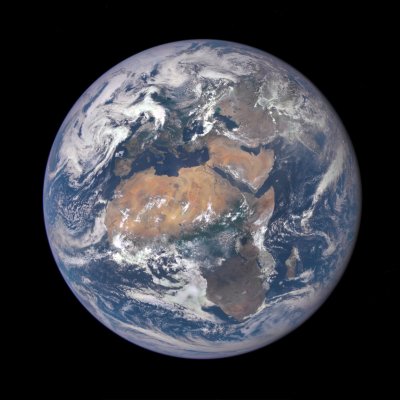 Vaade Aafrikale ja selle ülaosas laiutavale Saharale kosmosest. 