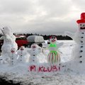 DELFI FOTOD ja VIDEO: Järvamaal korraldati meeleolukas lumememmede paraad
