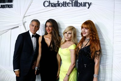 George Clooney, Amal Clooney, Donatella Versace, Charlotte Tilbury