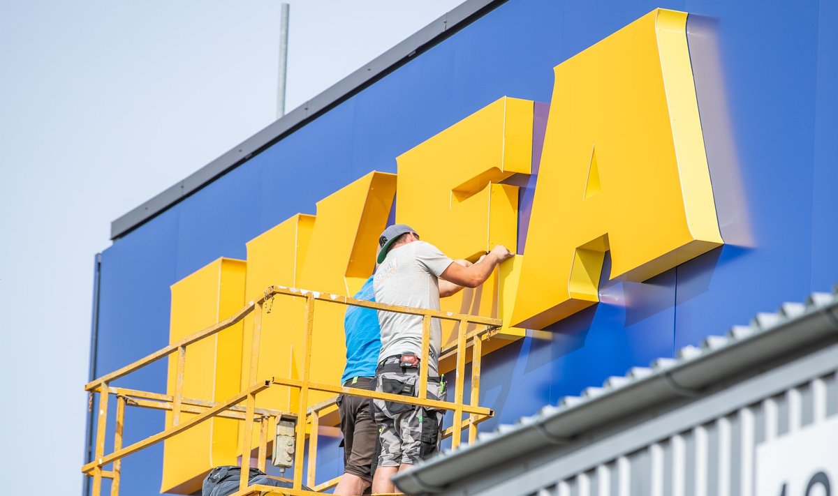 Eesti IKEA väljastuspunkt enne avamist