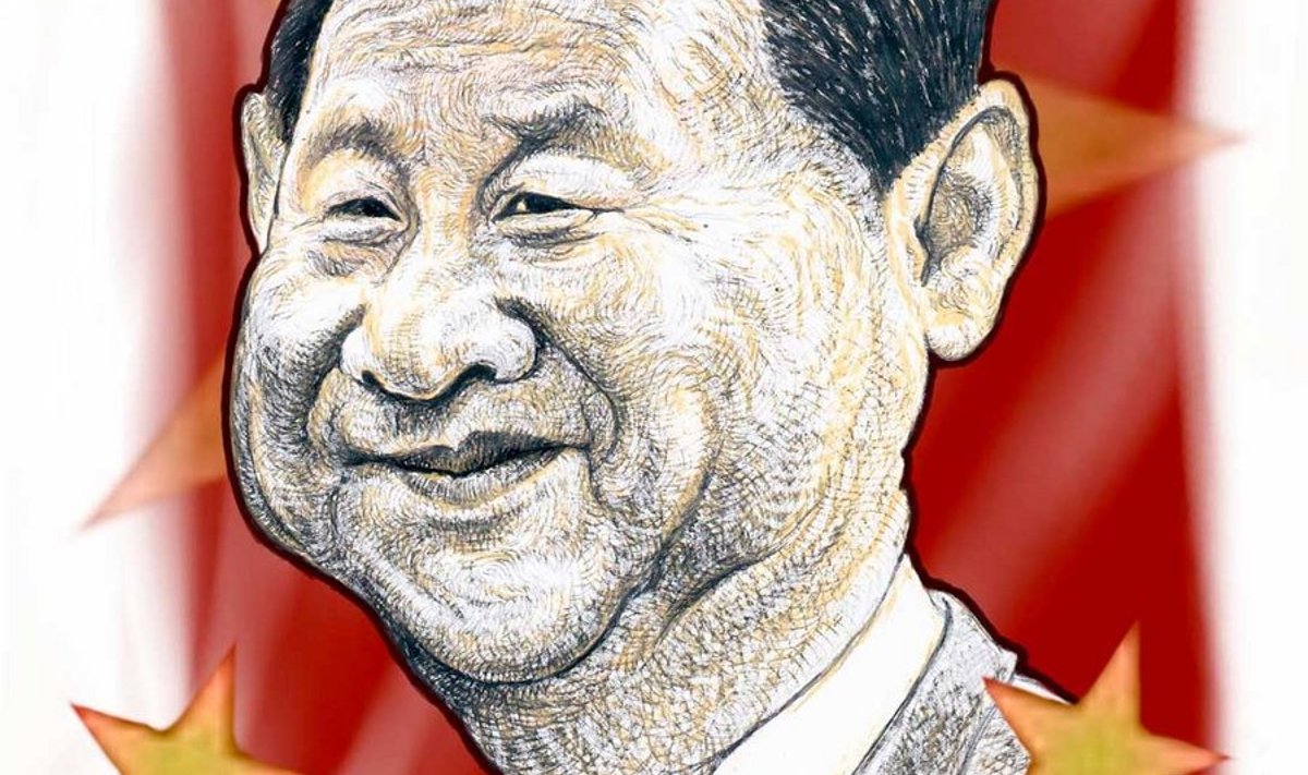 Xi Jinping (Illustratsioon: Aivar Juhanson)
