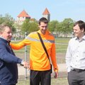 FOTOD: Maailmameister Bogdan Bondarenko treenib Kuressaares