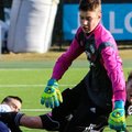 VINGE: 16-aastane Nõmme Kalju väravavaht viibib testimisel Itaalia kõrgliigas mänginud klubis