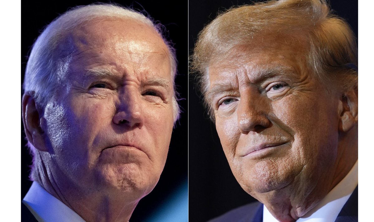 USA presidendivalimiste põhikandidaadid Joe Biden ja Donald Trump.