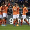 ФОТО: Голландцы классно отпраздновали первый гол в ворота Эстонии: теперь об этом говорит весь мир