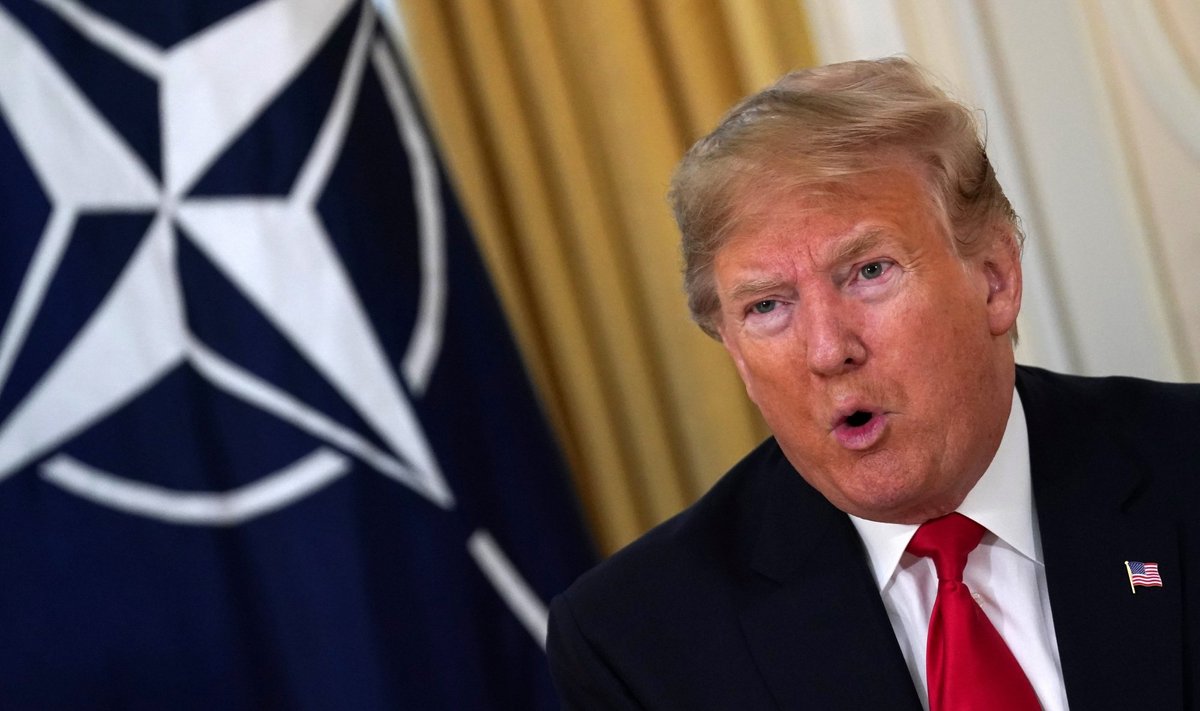 EI OLE NATO FÄNN: Donald Trump lubas uuesti suureks teha USA, mitte NATO.