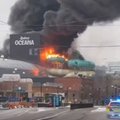 Rootsis Göteborgis puhkes suur tulekahju veekeskuses