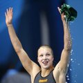 16-aastane leedulanna püstitas taas maailmarekordi, 18-aastasele ameeriklannale Barcelonast viies MM-kuld