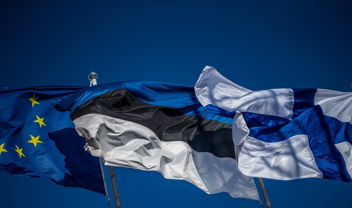 Soome, Eesti ja EL-i lipud