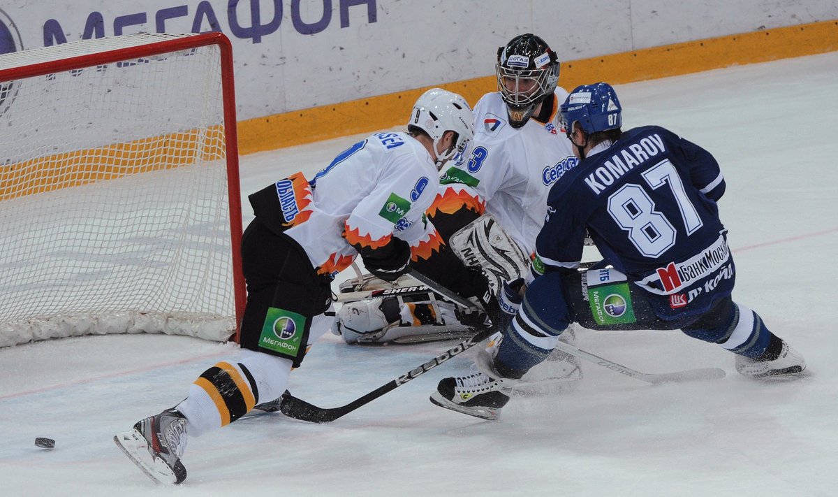 Ice hockey. KHL. Dynamo Moscow vs. Severstal