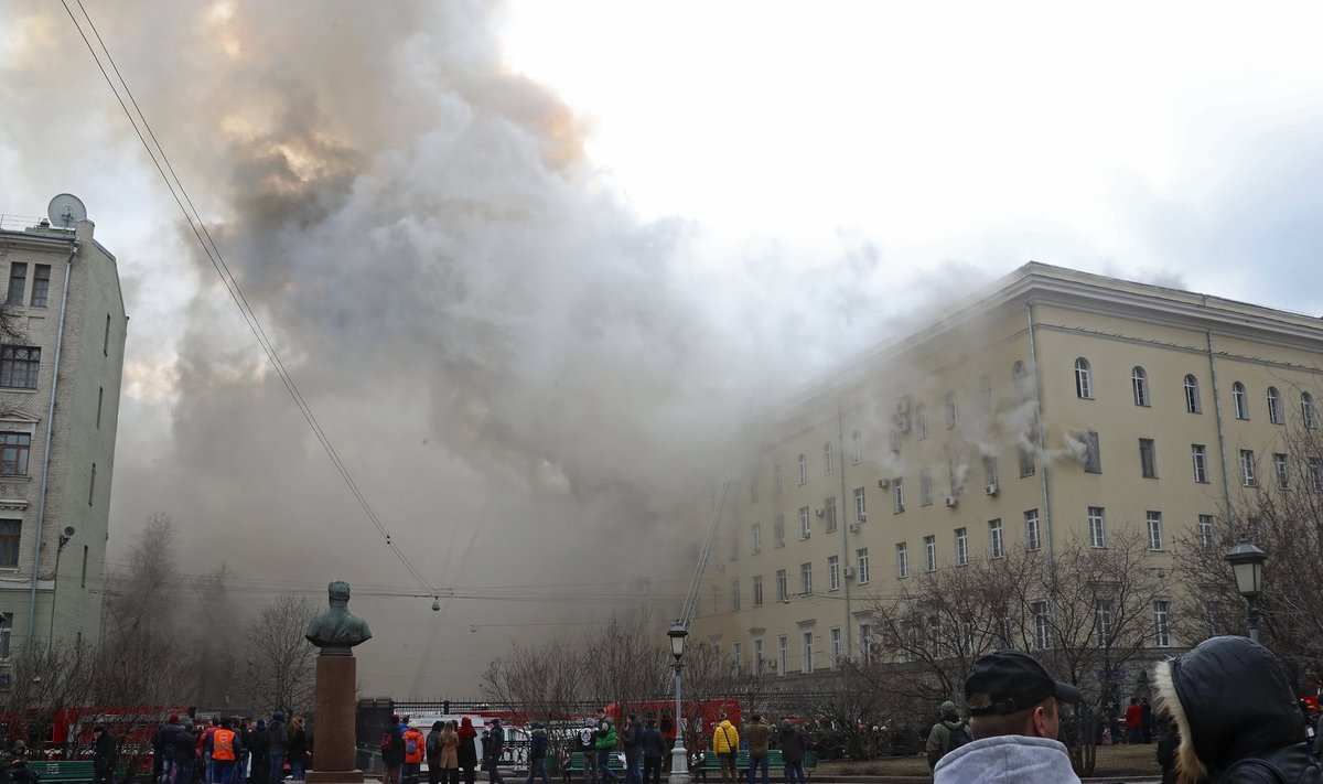 Vene kaitseministeeriumi põleng