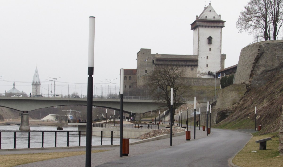 Euroraha toel rajatud Narva uus promenaad