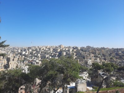 Vaade Citadelli juurest Ammani linnale