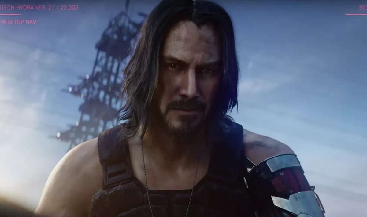 "Cyberpunk 2077" müügiedule aitas kindlasti kaasa ka see, et 2019. a juunis selgus, et teosele laenas oma hääle ja näo filmitäht Keanu Reeves (foto: ekraanitõmmis mängust)