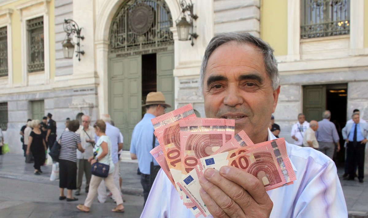 Kreeka pensionär sularahaga.