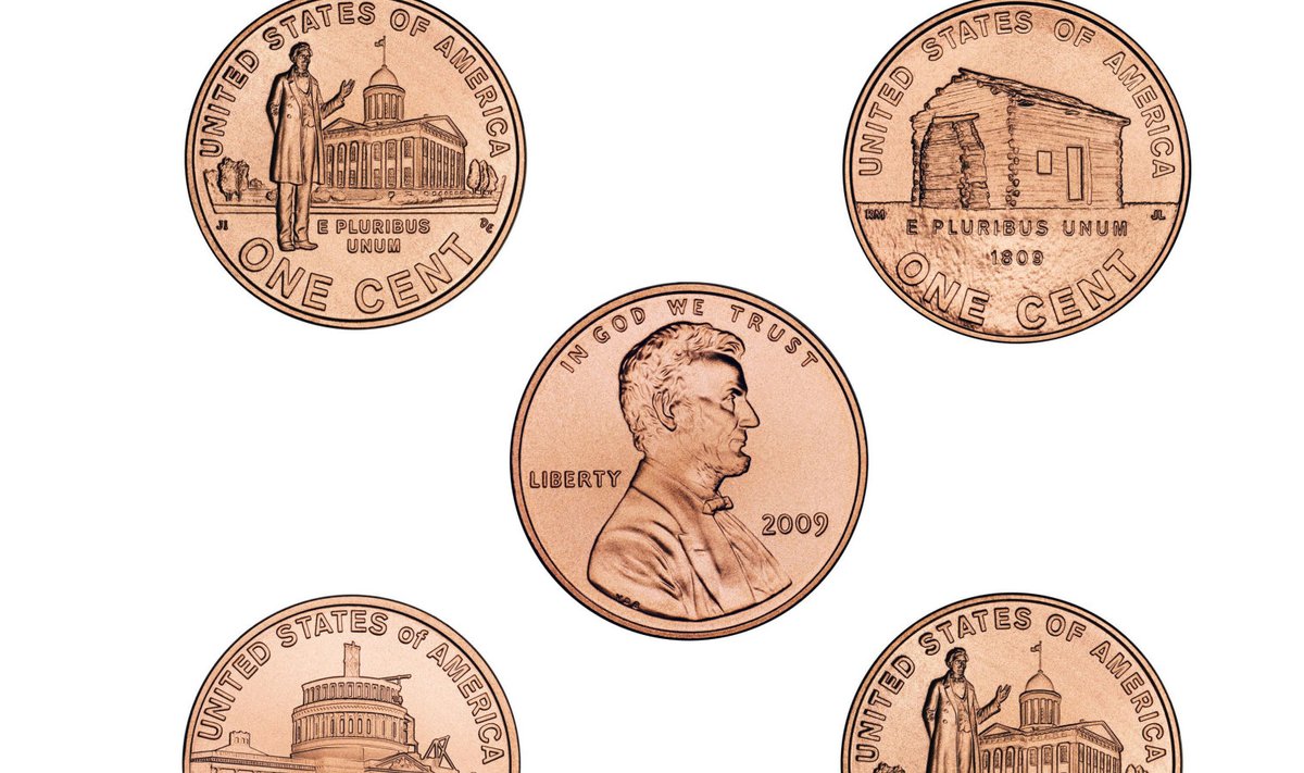 USA ühesendised mündid