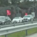 В Стокгольме разъезжала колонна автомобилей с флагами РФ и СССР