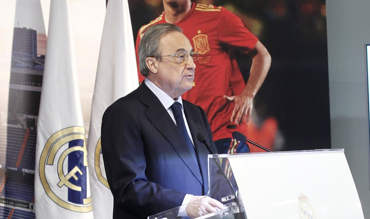 Madridi Reali president Florentino Perez
