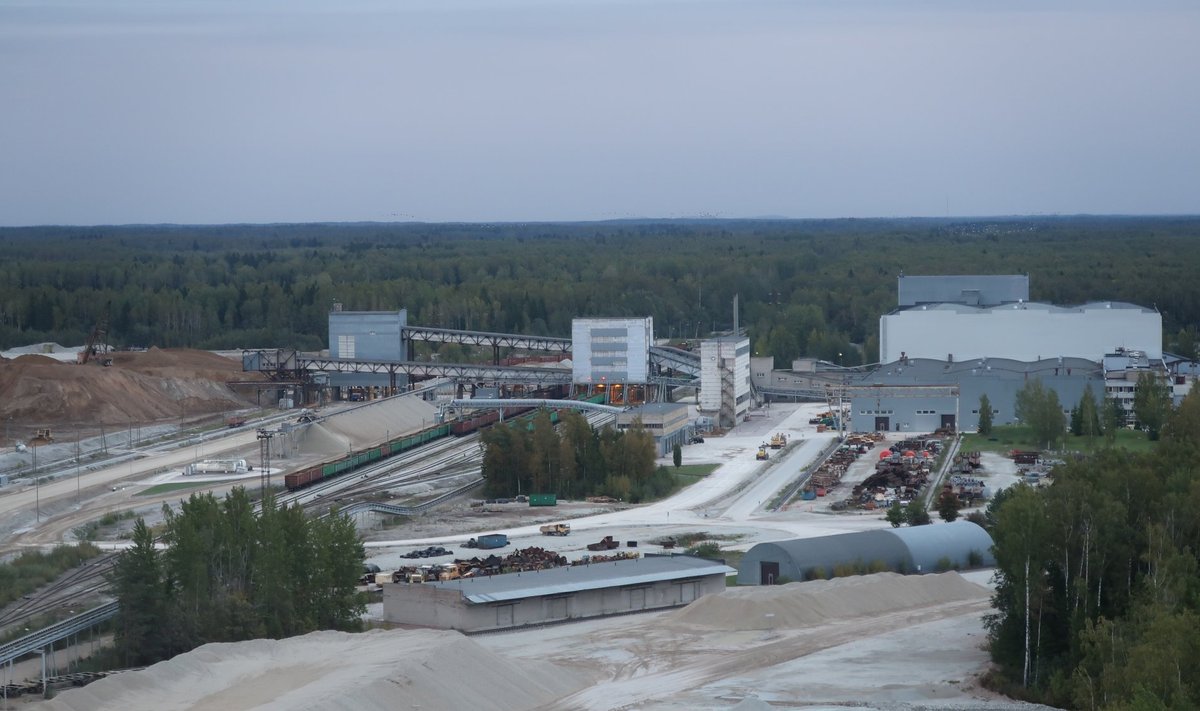 Eesti Energia Estonia kaevandus laotub maa all umbes Tallinna suurusele alale.