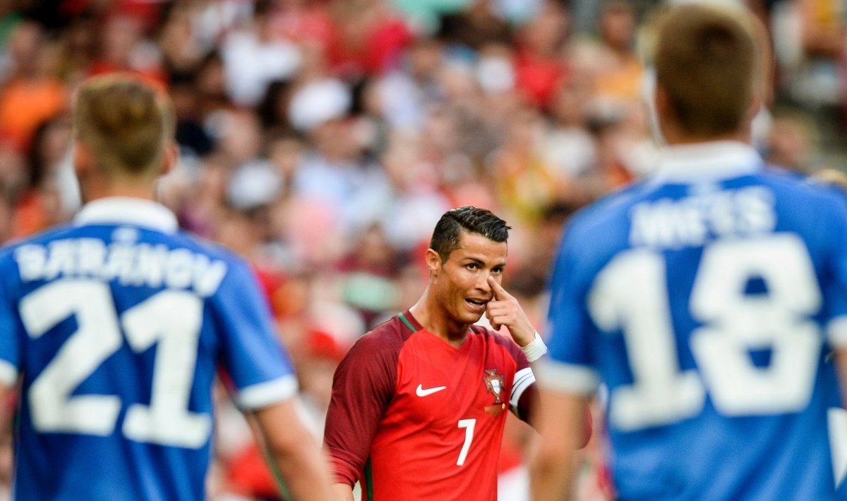 Cristiano Ronaldo kostitas Eestit kahe väravaga.
